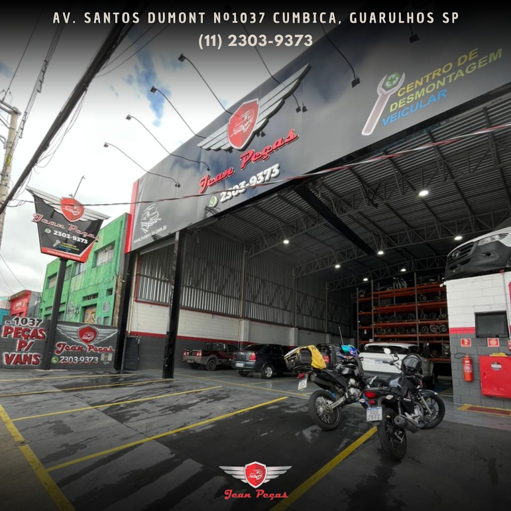 Fachada da loja Jean Peças em Guarulhos