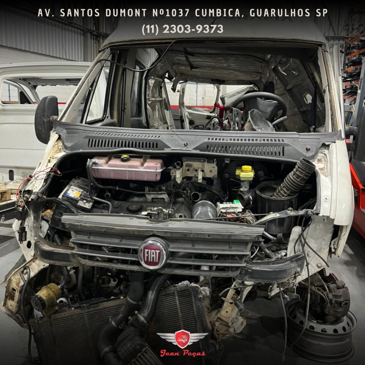 Ducato motor exposto